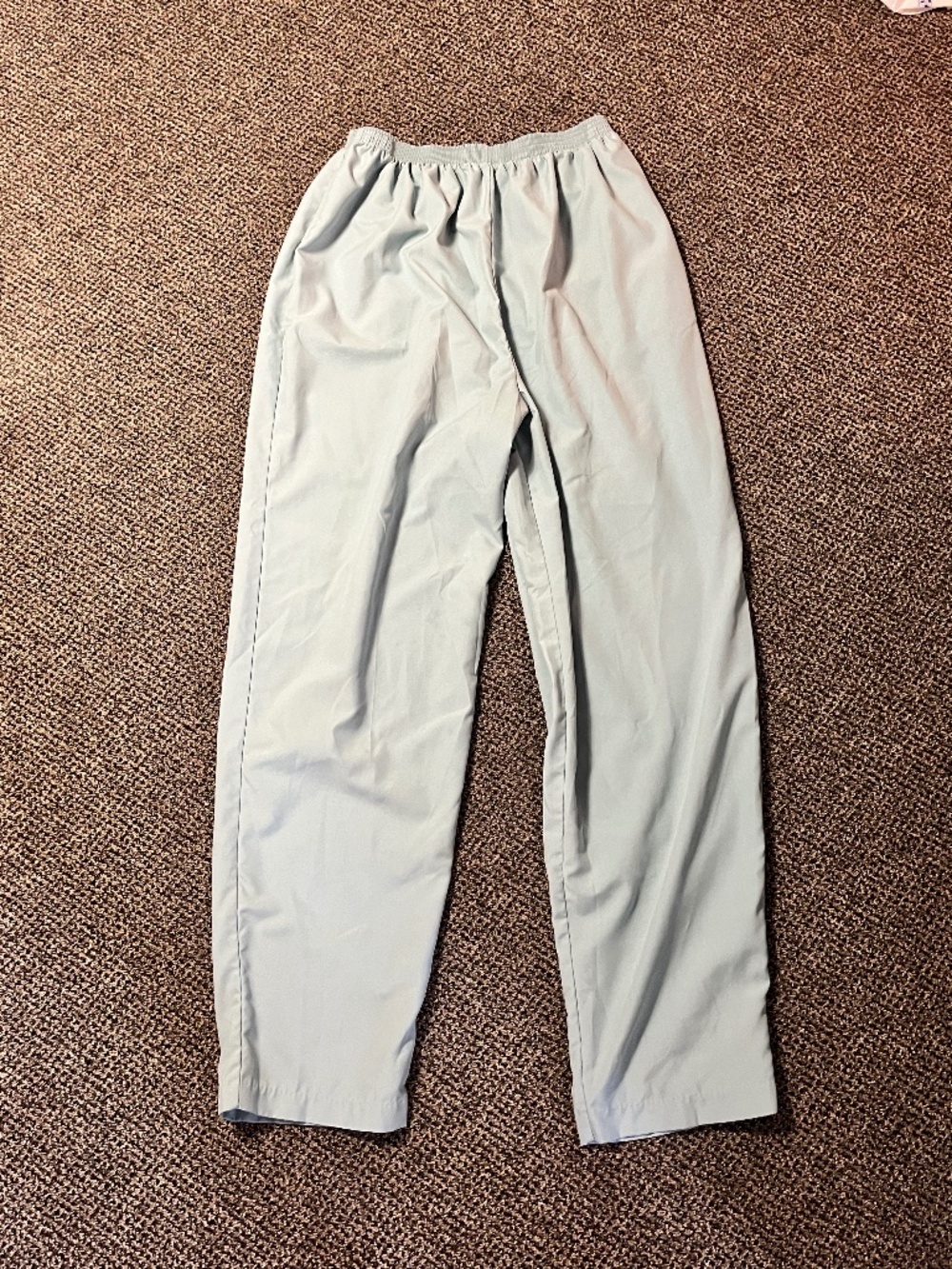 Vintage Women's Teddi Jogger Pants Walking Outdoors Aqua Turquoise XL Pockets